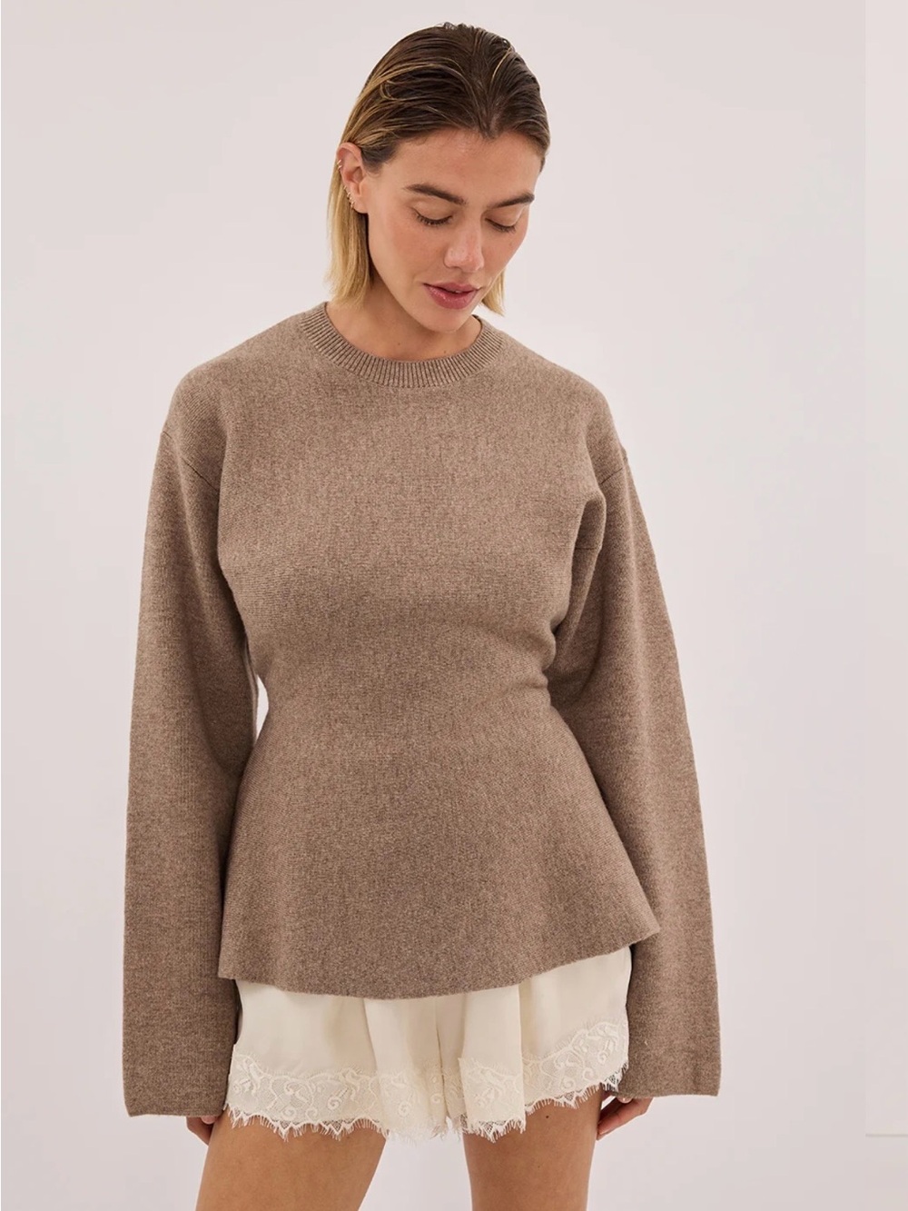 DISSH Lainie Long Sleeve Knit Top